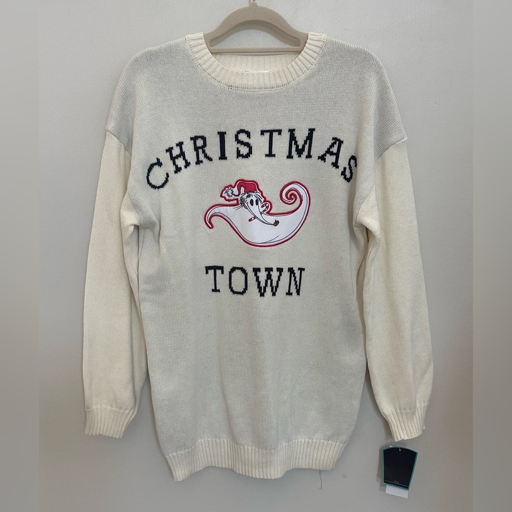 Nightmare Before Christmas “Christmas Town” Kids Knit Sweater